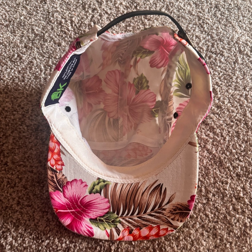 Floral Print Cap - Picture 4 of 6
